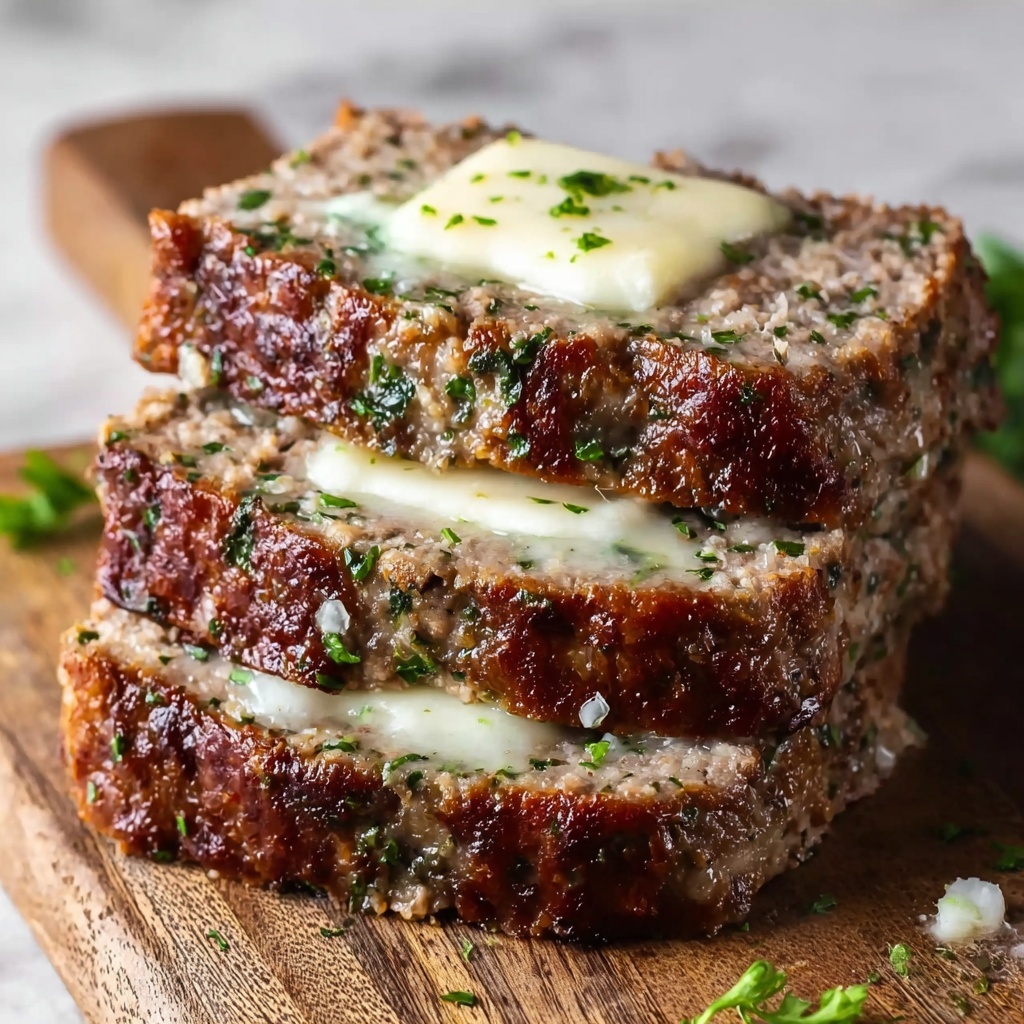 Garlic Parmesan Chicken Meatloaf Recipe - Recipe Image