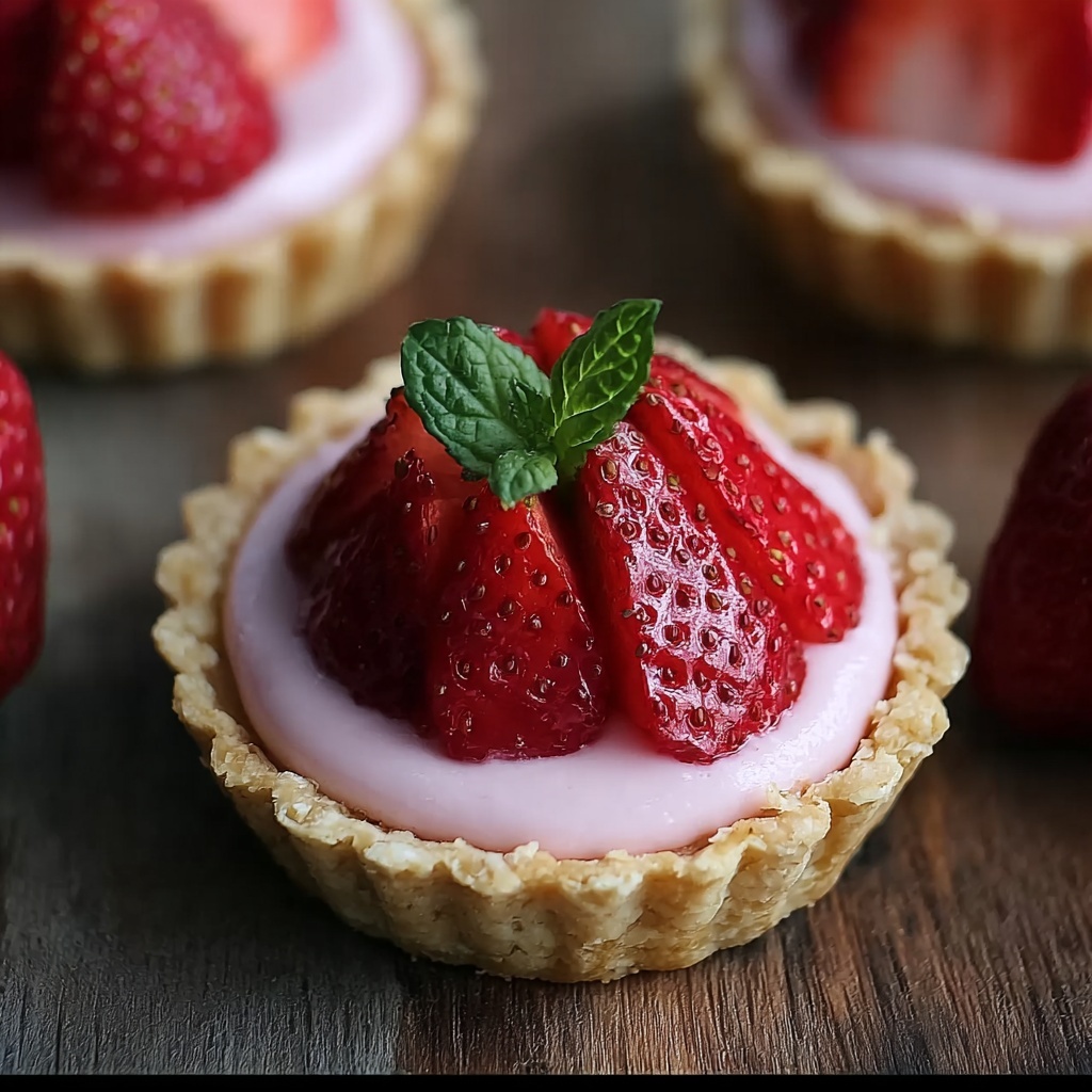 Strawberry Mousse Tartlets Recipe - Recipe Image