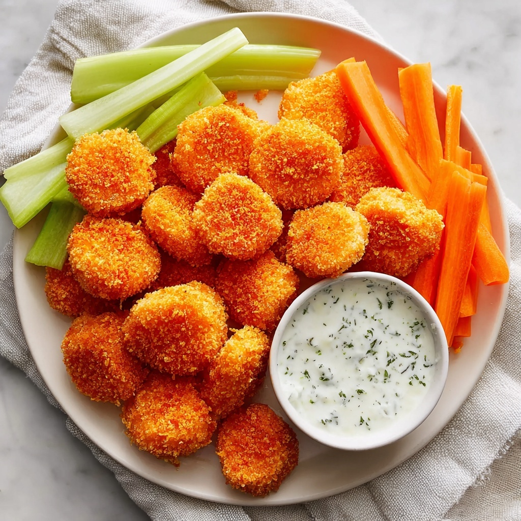 Buffalo Air Fryer Chicken Nuggets Recipe - Recipe Image