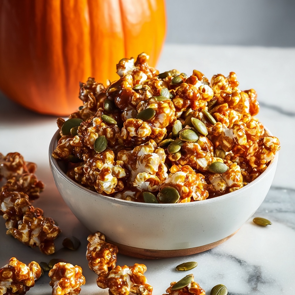 Pumpkin Spice Caramel Popcorn Recipe - Recipe Image