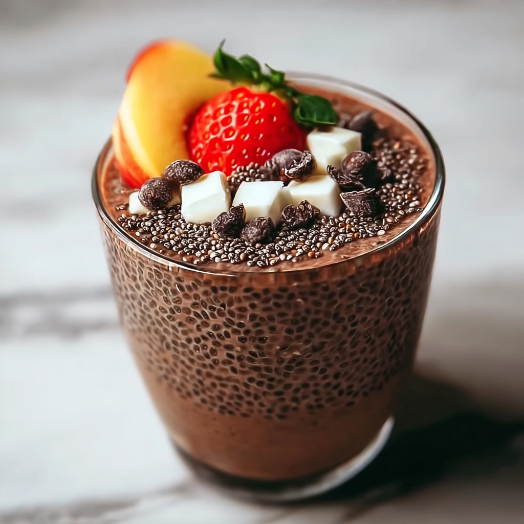 Creamy Chocolate Chia Pudding Recipe - Recipe Image