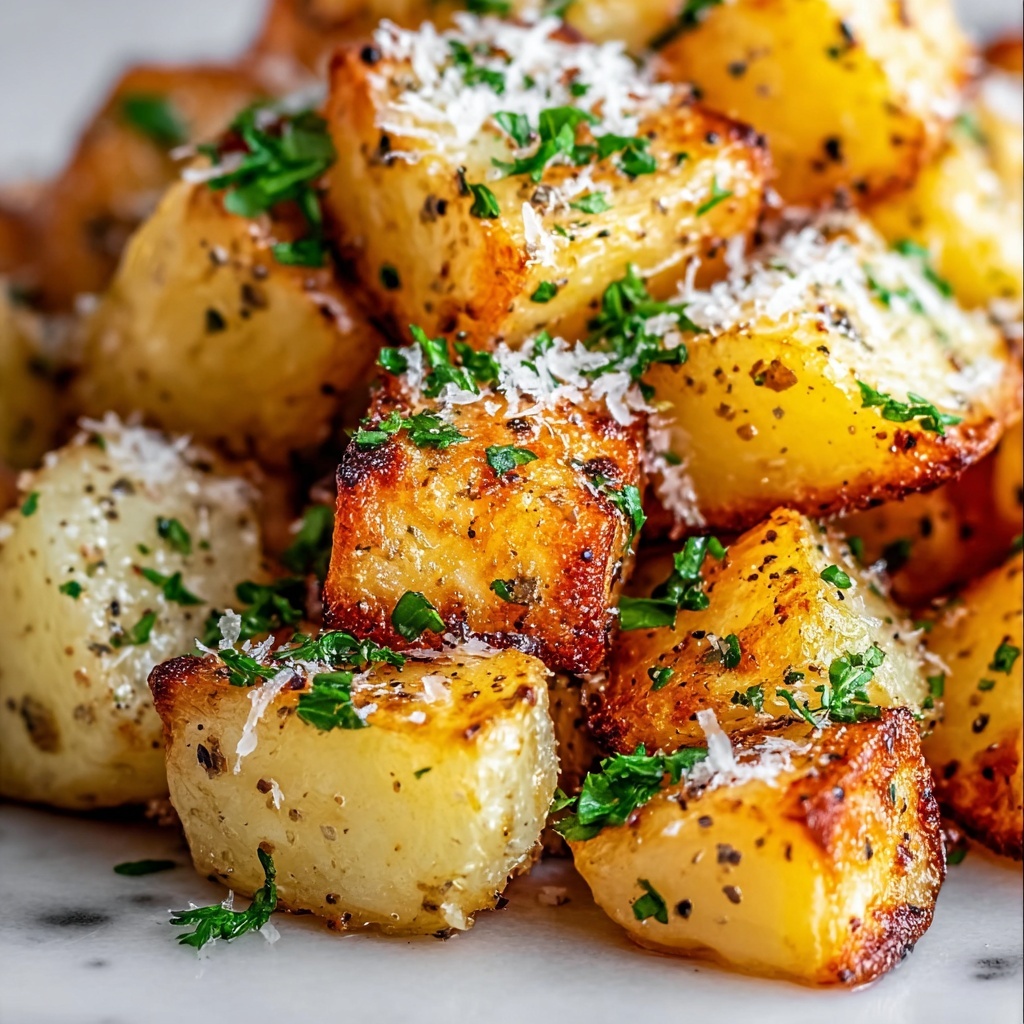 Parmesan Garlic Roasted Potatoes Recipe - Recipe Image