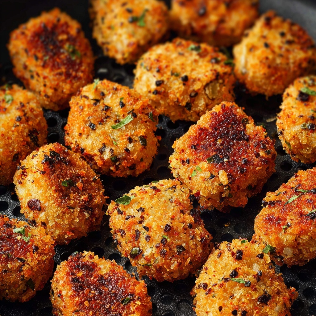 Healthy Chicken Nuggets with Crispy Coating and Dipping Sauces Recipe - Recipe Image