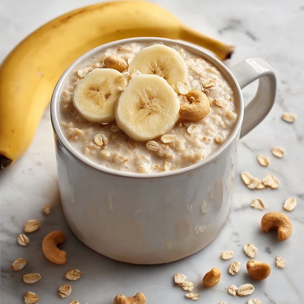 Banana Oat Microwave Mug Cake Recipe - Recipe Image