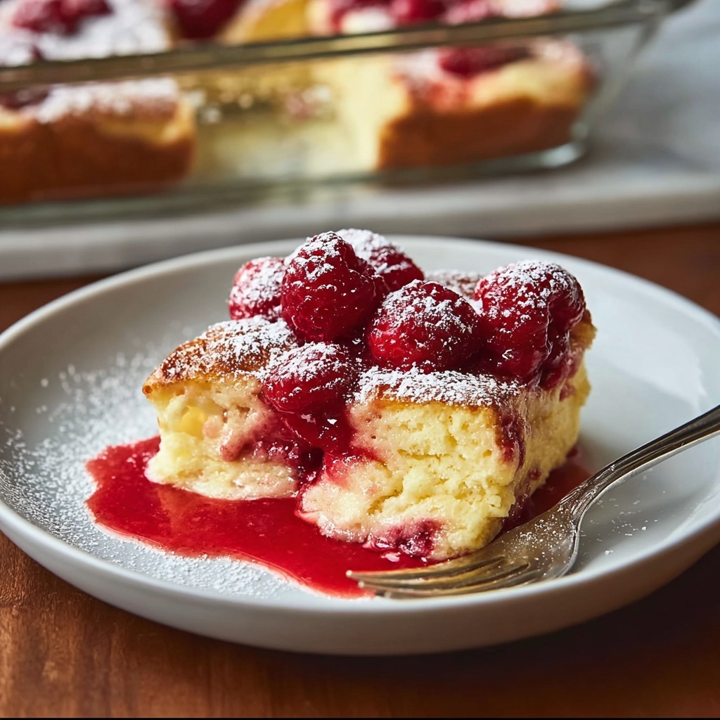 Raspberry Cheesecake French Toast Casserole Recipe - Recipe Image