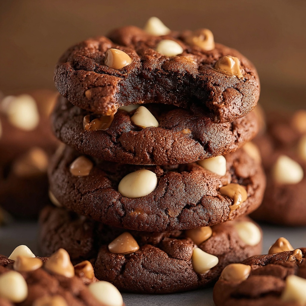 Chocolate Peanut Butter Chip Cookies Recipe - Recipe Image