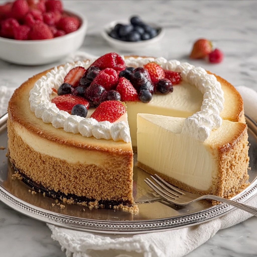 Classic Creamy Cheesecake Recipe - Recipe Image