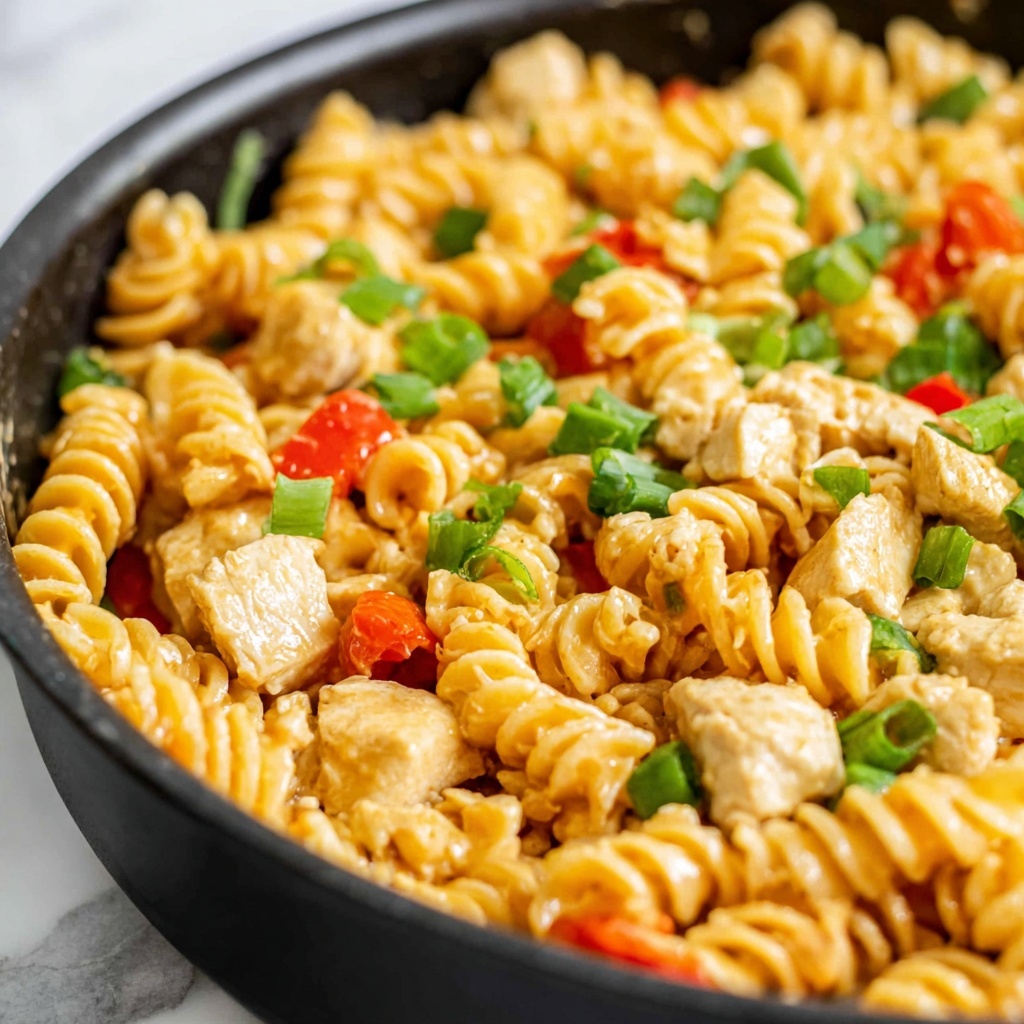 Creamy Chicken Fajita Pasta Recipe - Recipe Image