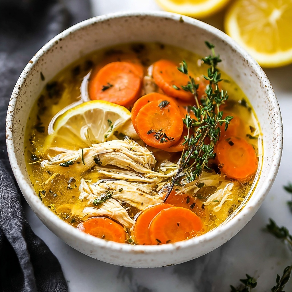 Lemon Chicken Soup with Orzo and Fresh Citrus Recipe - Recipe Image