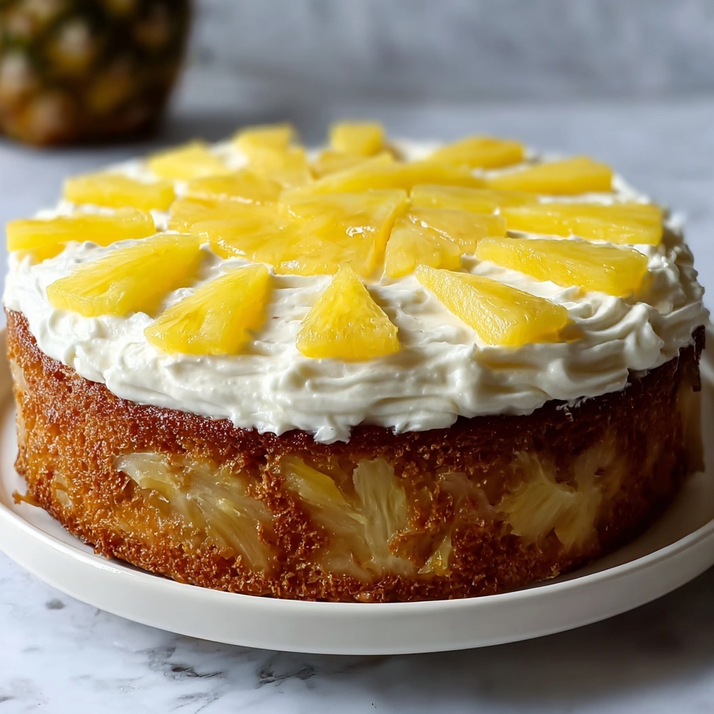 Pineapple Condensed Milk Cake Recipe - Recipe Image