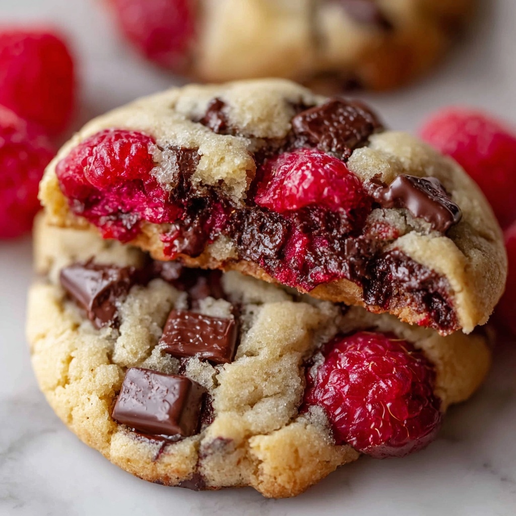 Raspberry Chocolate Chunk Cookies Recipe - Recipe Image