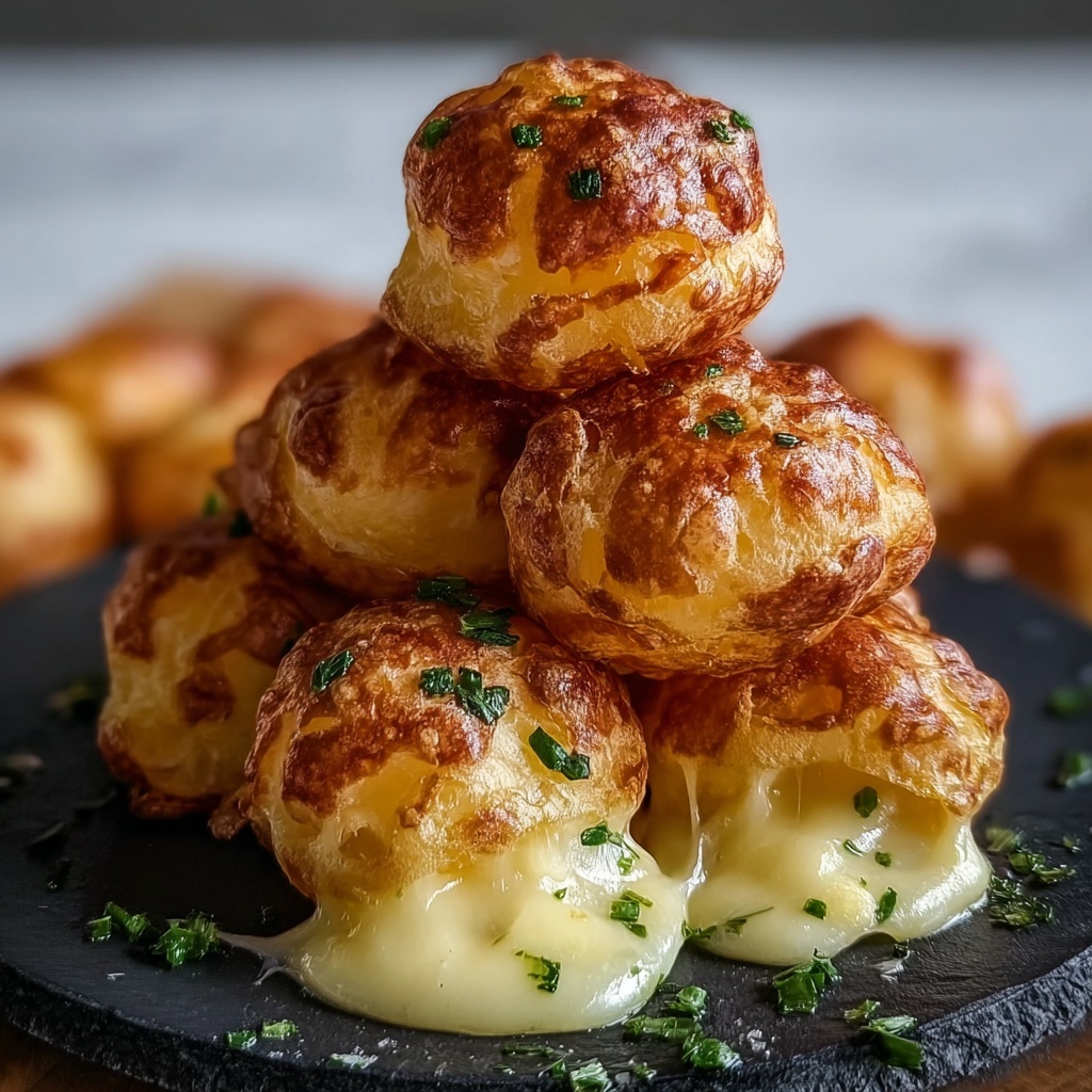 Crispy Mashed Potato Cheese Puffs Recipe - Recipe Image