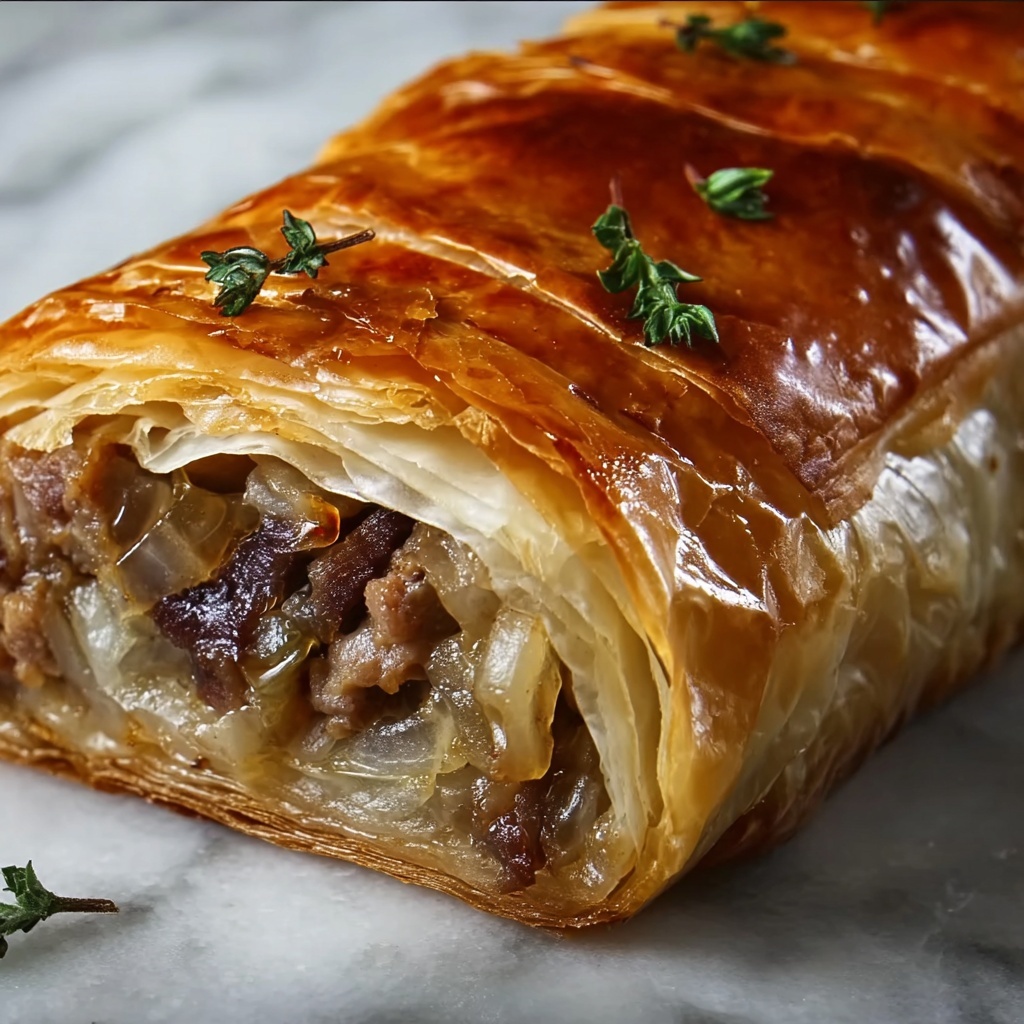 French Onion Beef Roll-Ups Recipe - Recipe Image