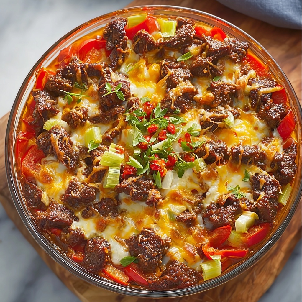 Southern Five-Layer Beef Casserole Recipe - Recipe Image