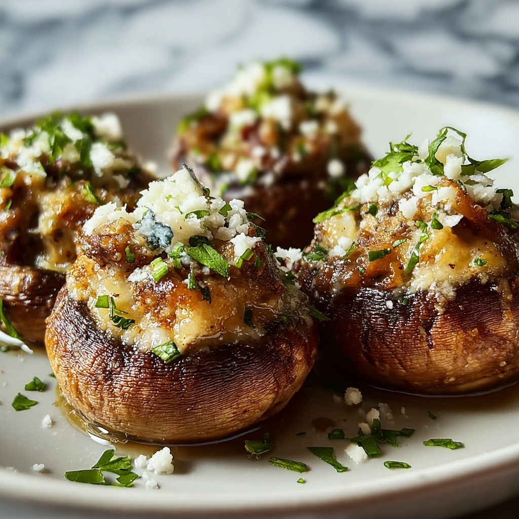 Stuffed Mushrooms Recipe - Recipe Image