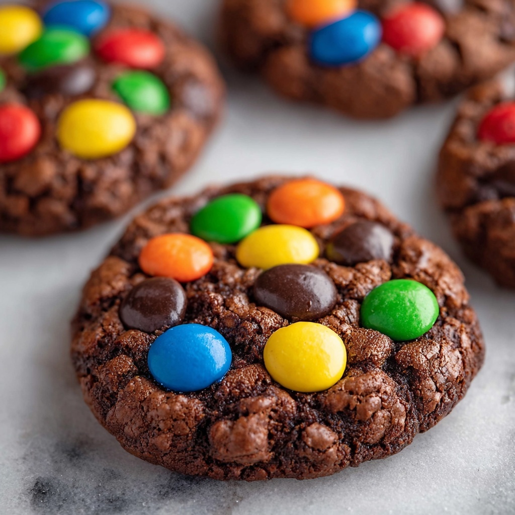 Chocolate Chocolate Chip M&M Cookies Recipe - Recipe Image