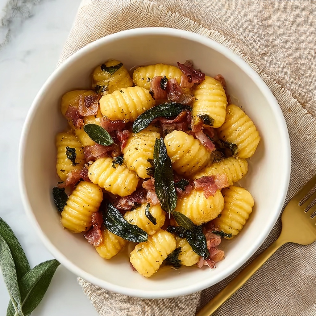 Gnocchi with Creamy Pumpkin Sage Sauce Recipe - Recipe Image