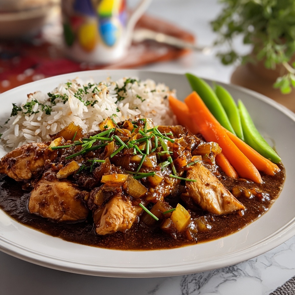 Brown Stew Chicken Recipe - Recipe Image