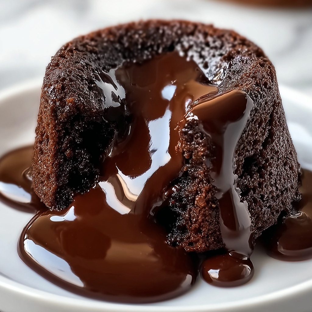 Triple Chocolate Lava Muffins Recipe - Recipe Image