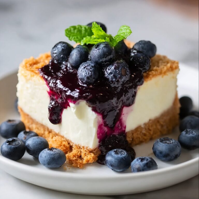 No-Bake Blueberry Cheesecake Recipe