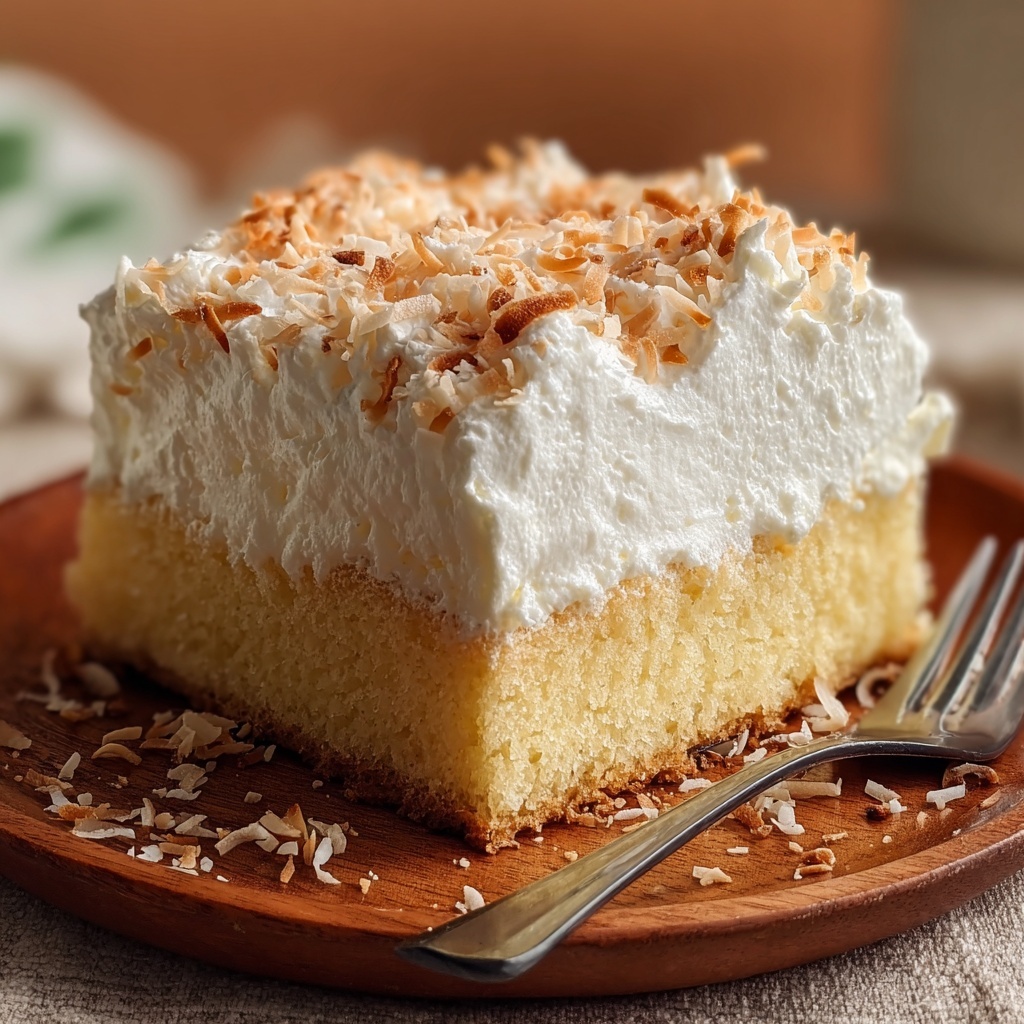 Coconut Cream Dream Cake Recipe - Recipe Image
