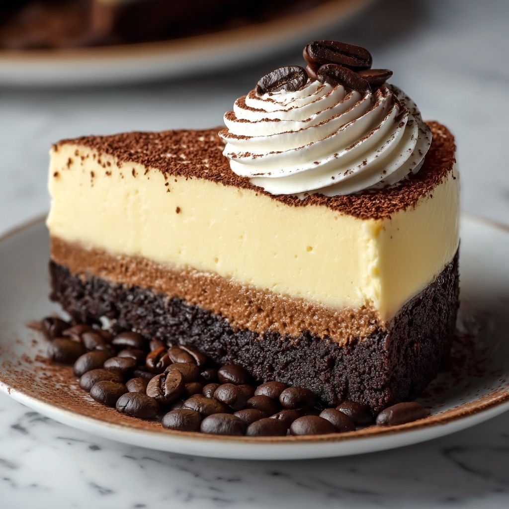 Coffee Brownie Cheesecake Recipe - Recipe Image