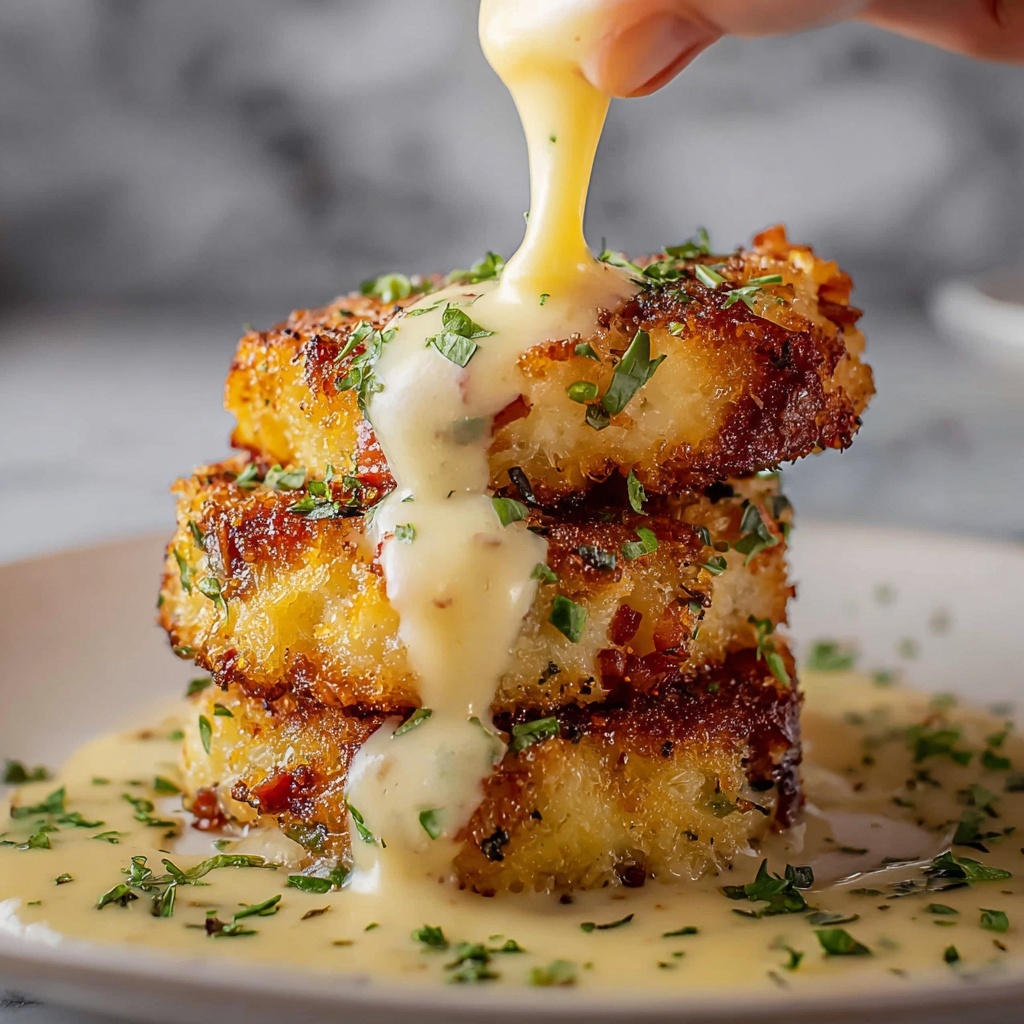 Grilled Shrimp and Cheddar Grit Fritters with Smoky Cream Recipe - Recipe Image