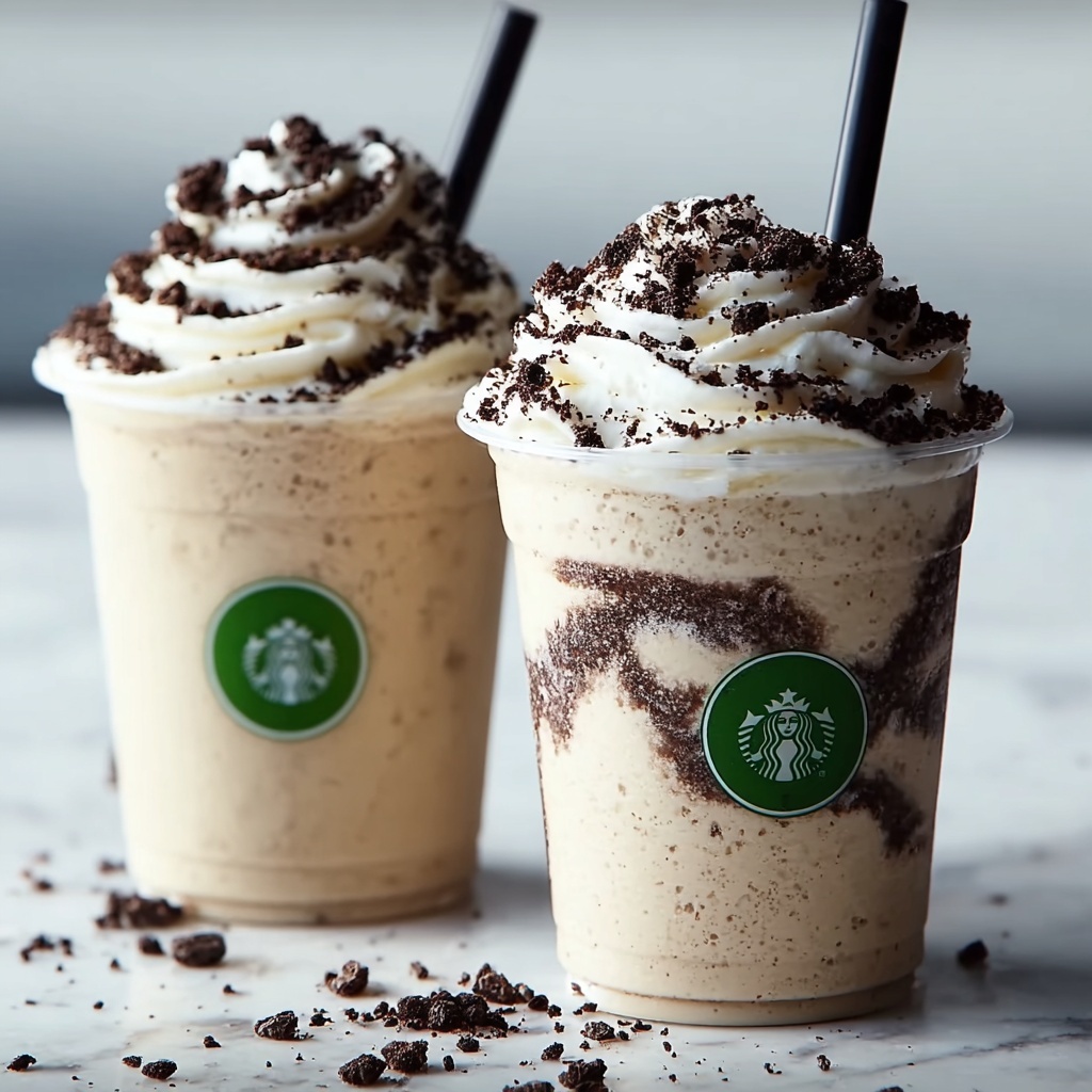 Cookies & Cream Frappuccino Recipe - Recipe Image