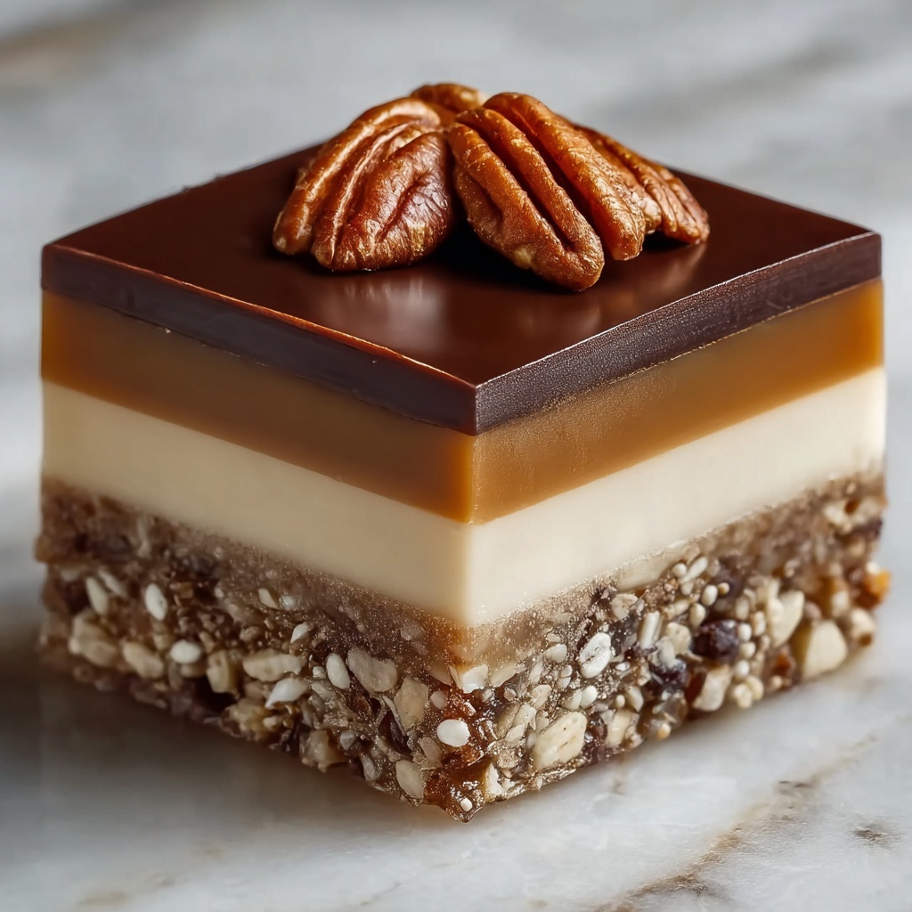 No-Bake Espresso Walnut Slice Recipe - Recipe Image