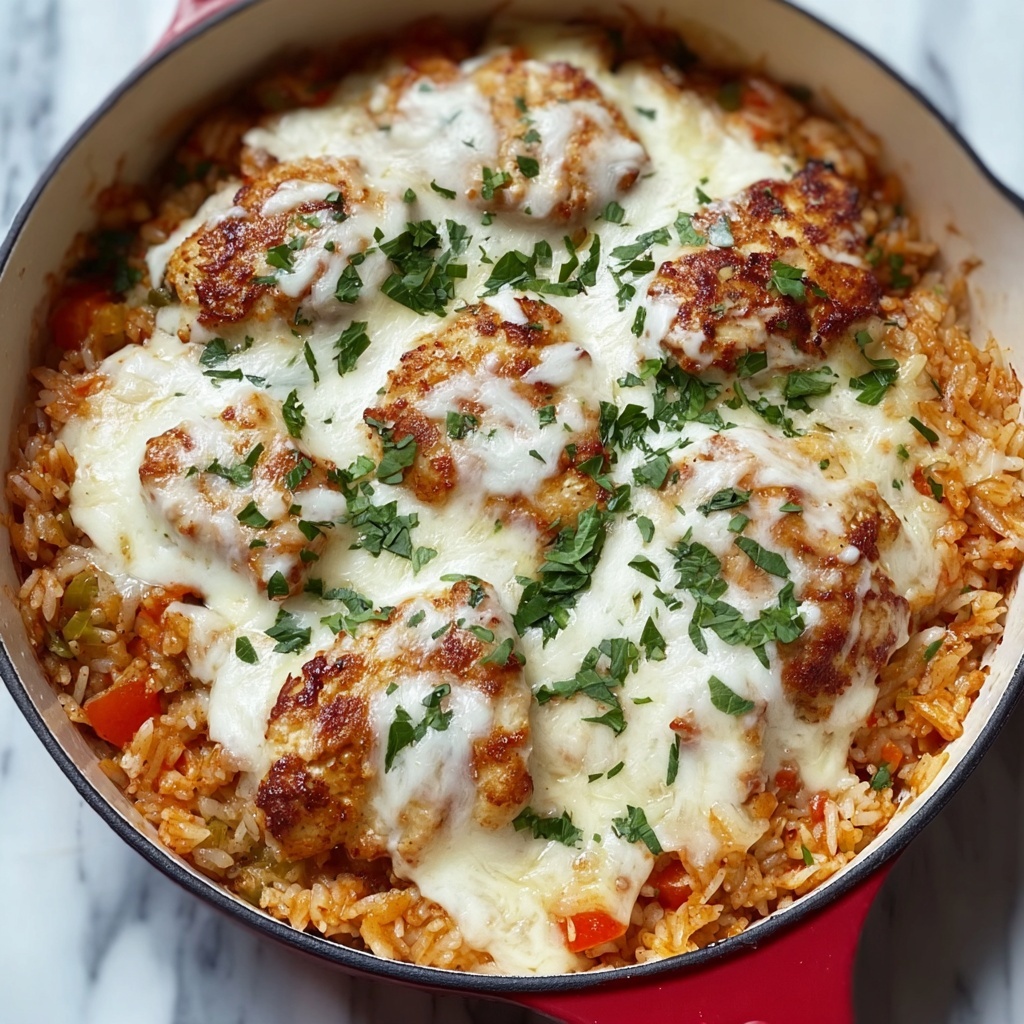 Chicken Cheese and Rice Skillet Recipe - Recipe Image