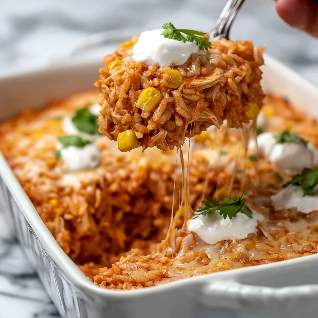 Chicken Enchilada Rice Casserole Recipe - Recipe Image