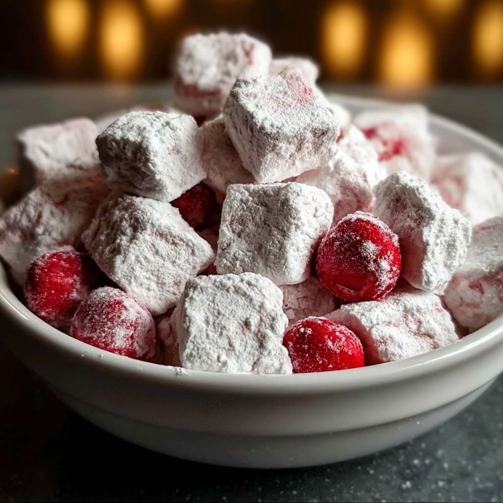 Cherry Cheesecake Puppy Chow Recipe - Recipe Image