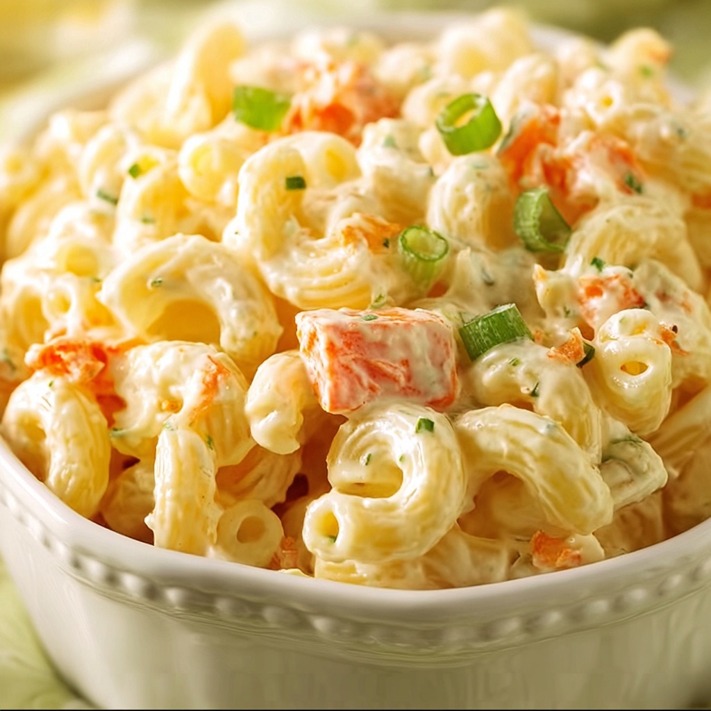 Hawaiian Macaroni Salad: A Tropical Twist on a Classic Dish Recipe - Recipe Image