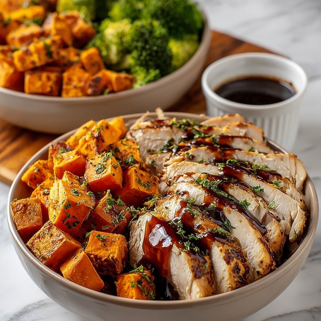 BBQ Chicken Sweet Potato Bowls Recipe - Recipe Image