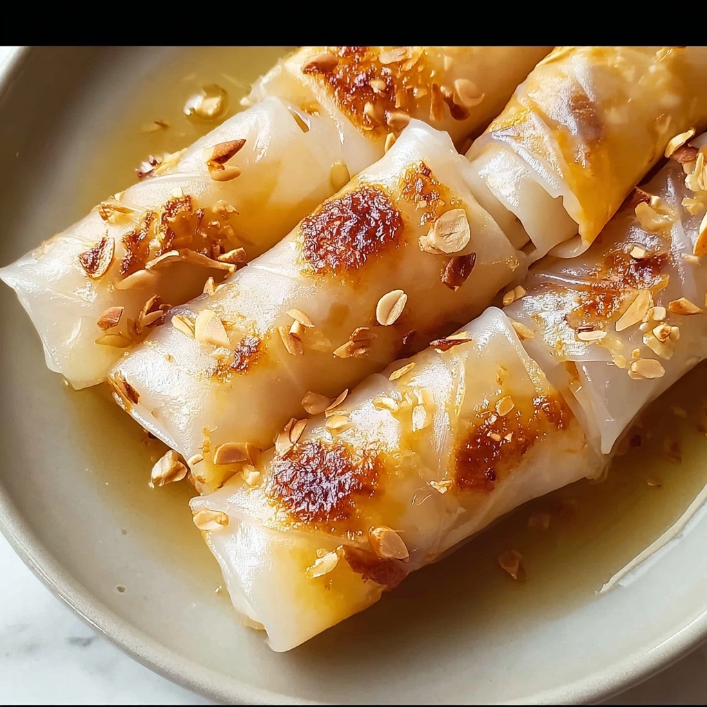 Baked Apple Pie Rice Paper Rolls Recipe - Recipe Image
