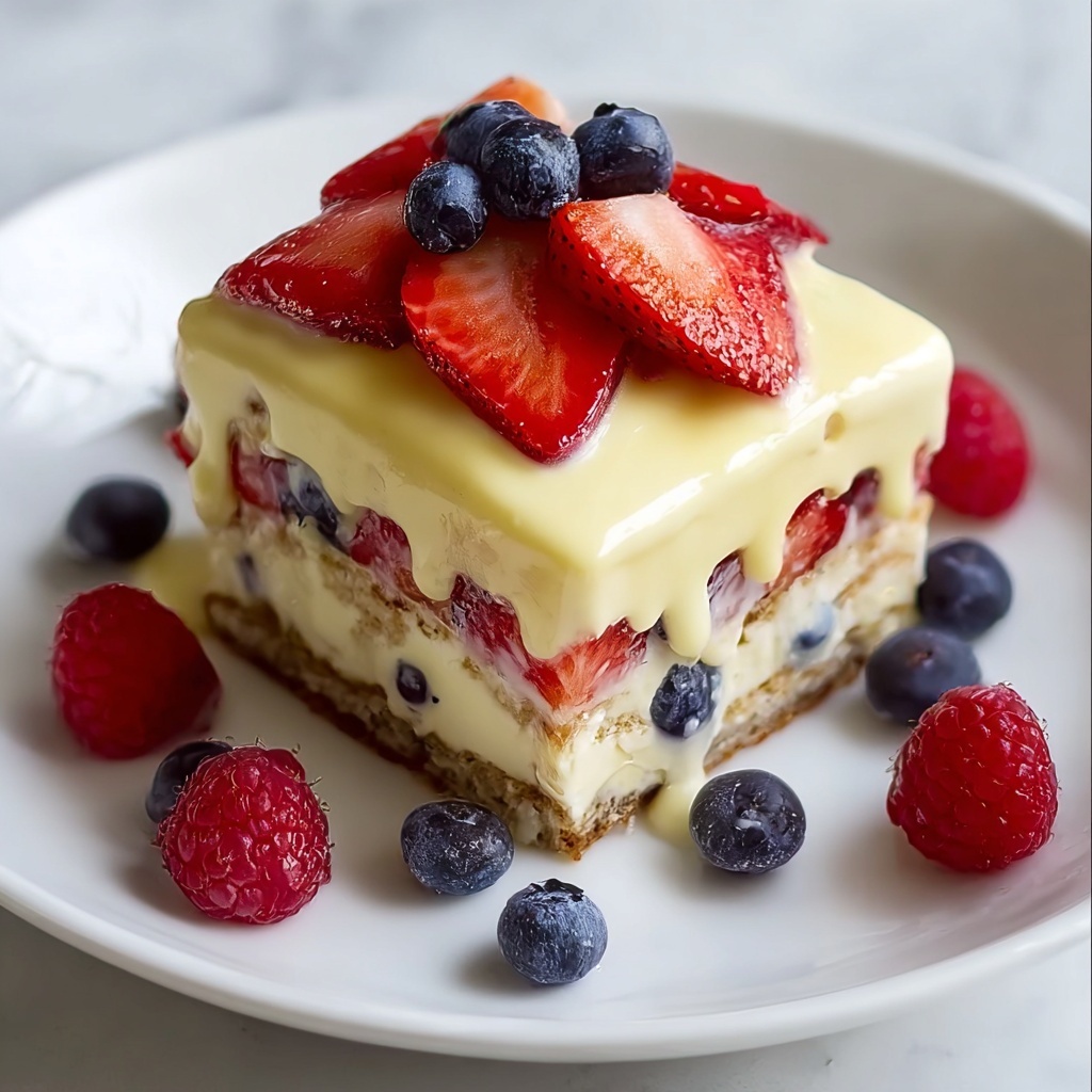 Summer Berry Bliss Icebox Delight Recipe - Recipe Image