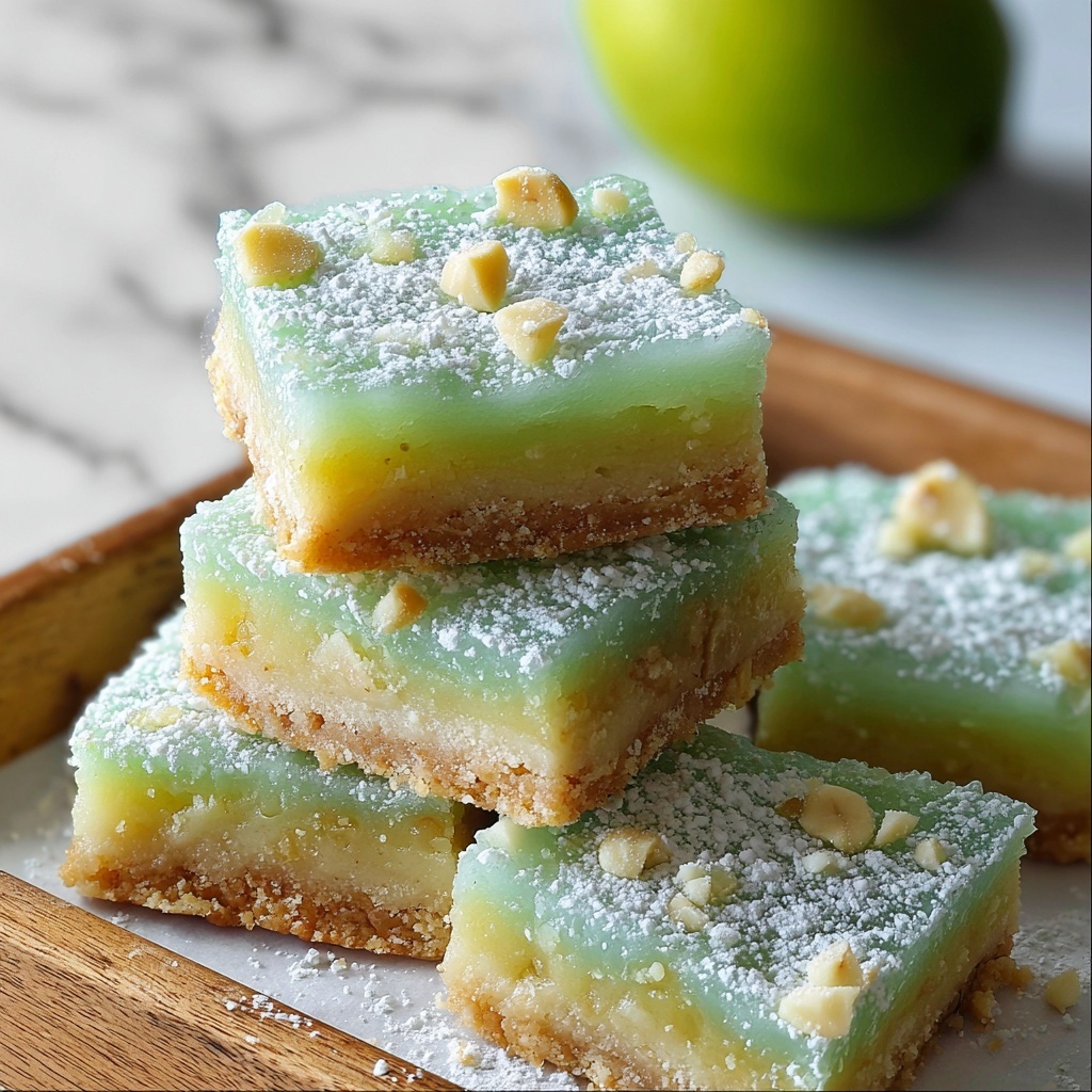 Pistachio Pudding Sugar Cookie Bars Recipe - Recipe Image