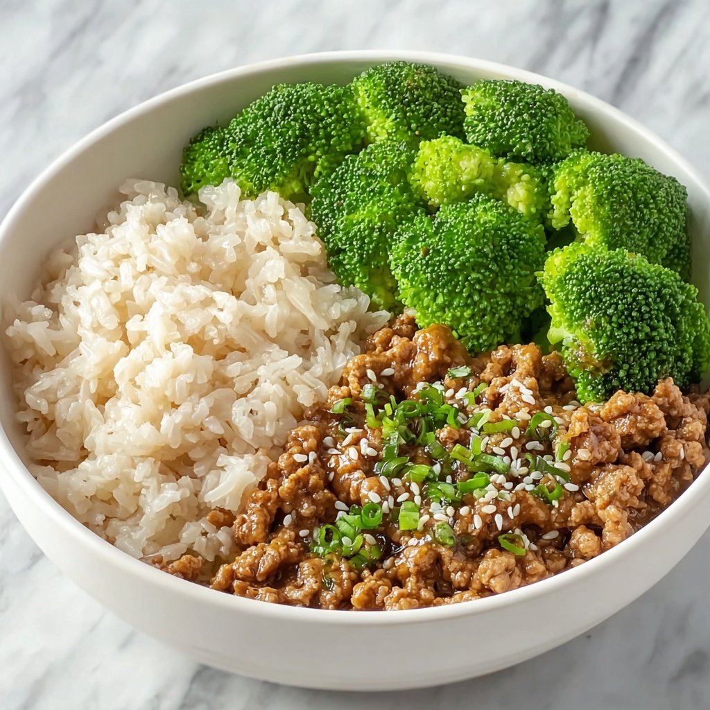 Sweet & Spicy Ground Turkey & Broccoli Bowls Recipe - Recipe Image