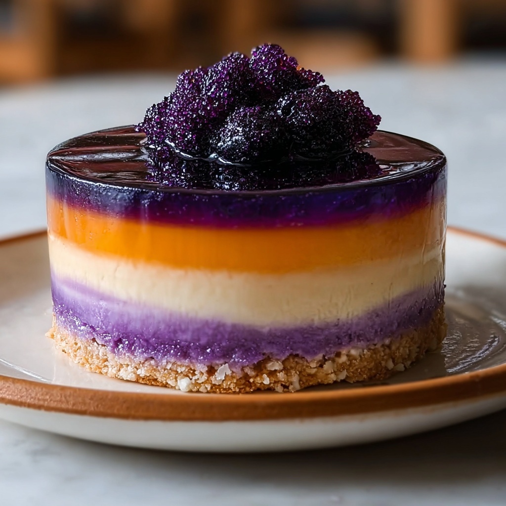 Ube Leche Flan Cake Recipe - Recipe Image