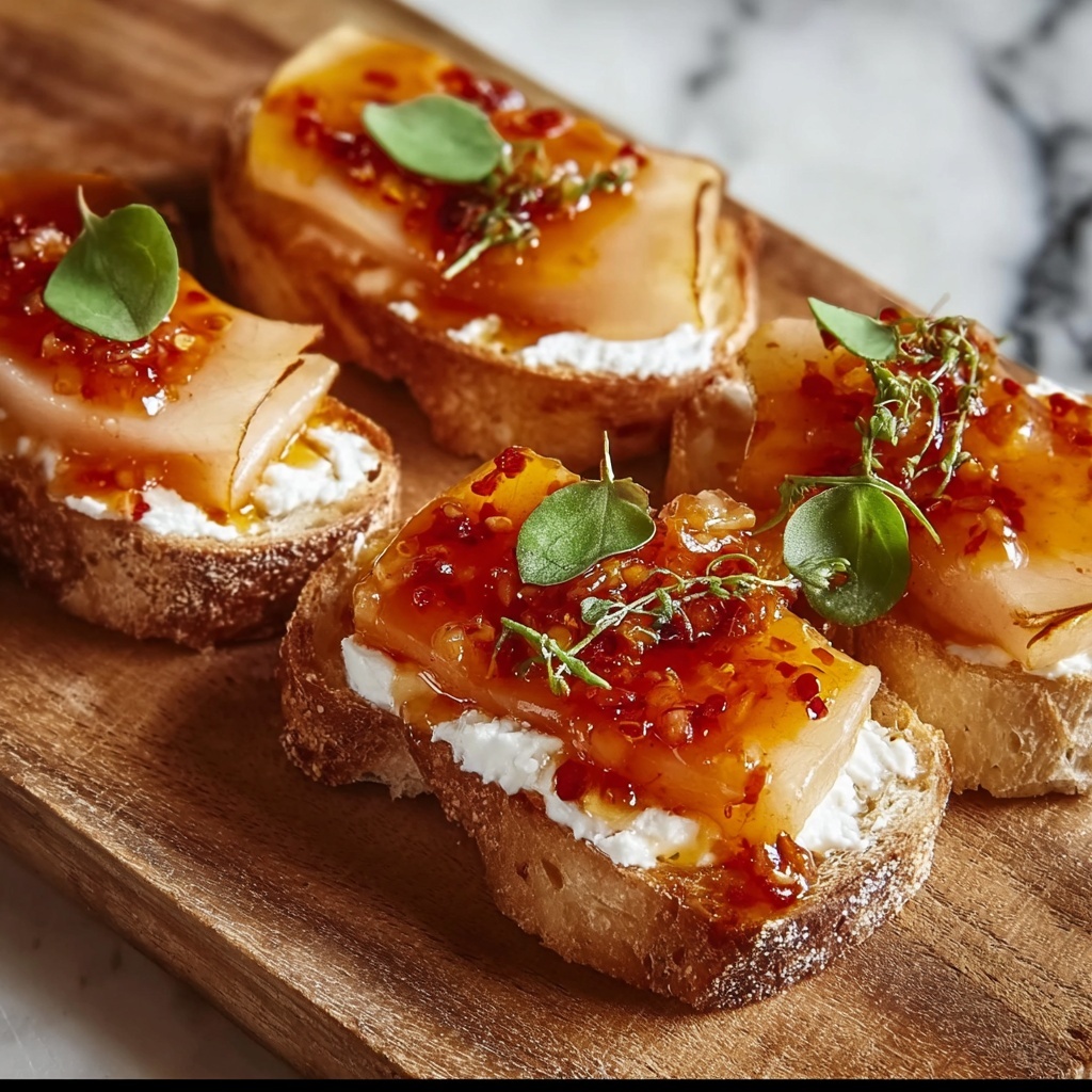 Melon Burrata Toast with Chili Honey Recipe - Recipe Image