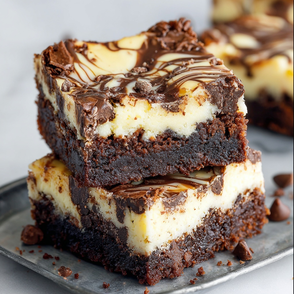 Cheesecake Brownies Recipe - Recipe Image