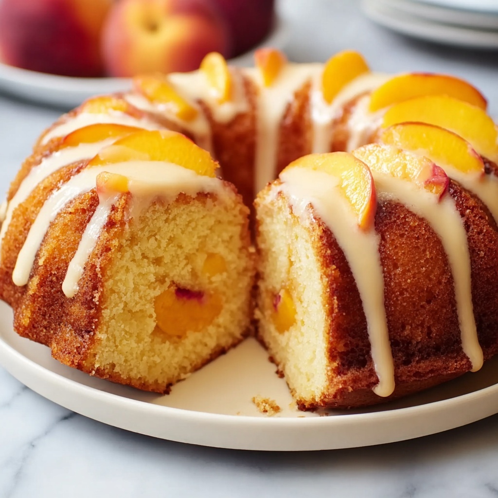 Peach Buttermilk Pound Cake Recipe - Recipe Image