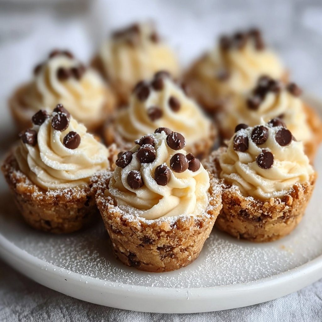 Cannoli Cookie Cups Recipe - Recipe Image