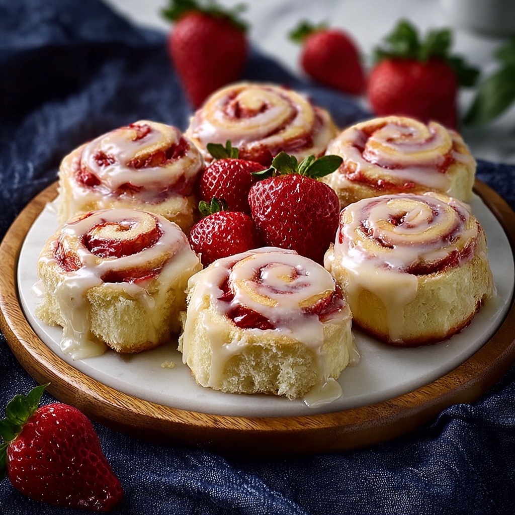 Strawberry Cheesecake Sweet Rolls: A Deliciously Easy Recipe to Indulge Your Sweet Tooth Recipe - Recipe Image