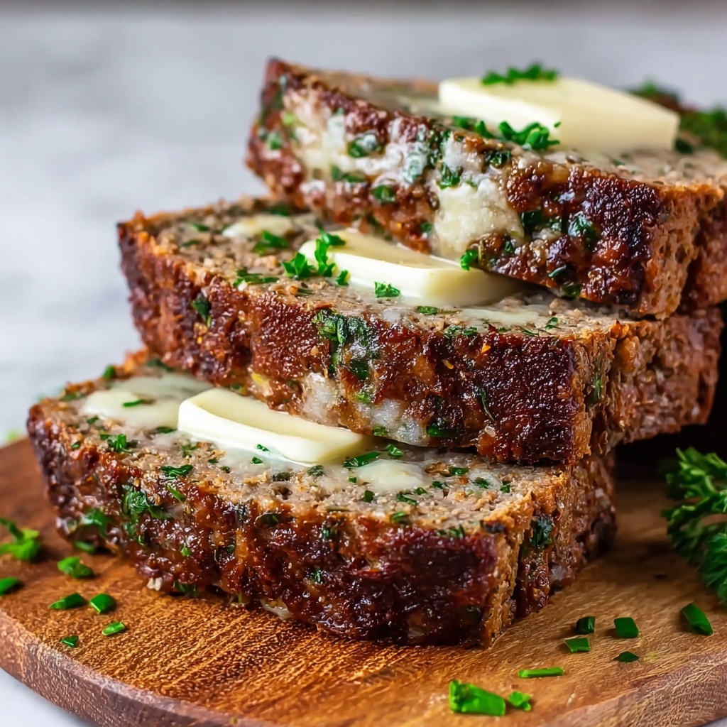 Garlic Parmesan Chicken Meatloaf Recipe - Recipe Image