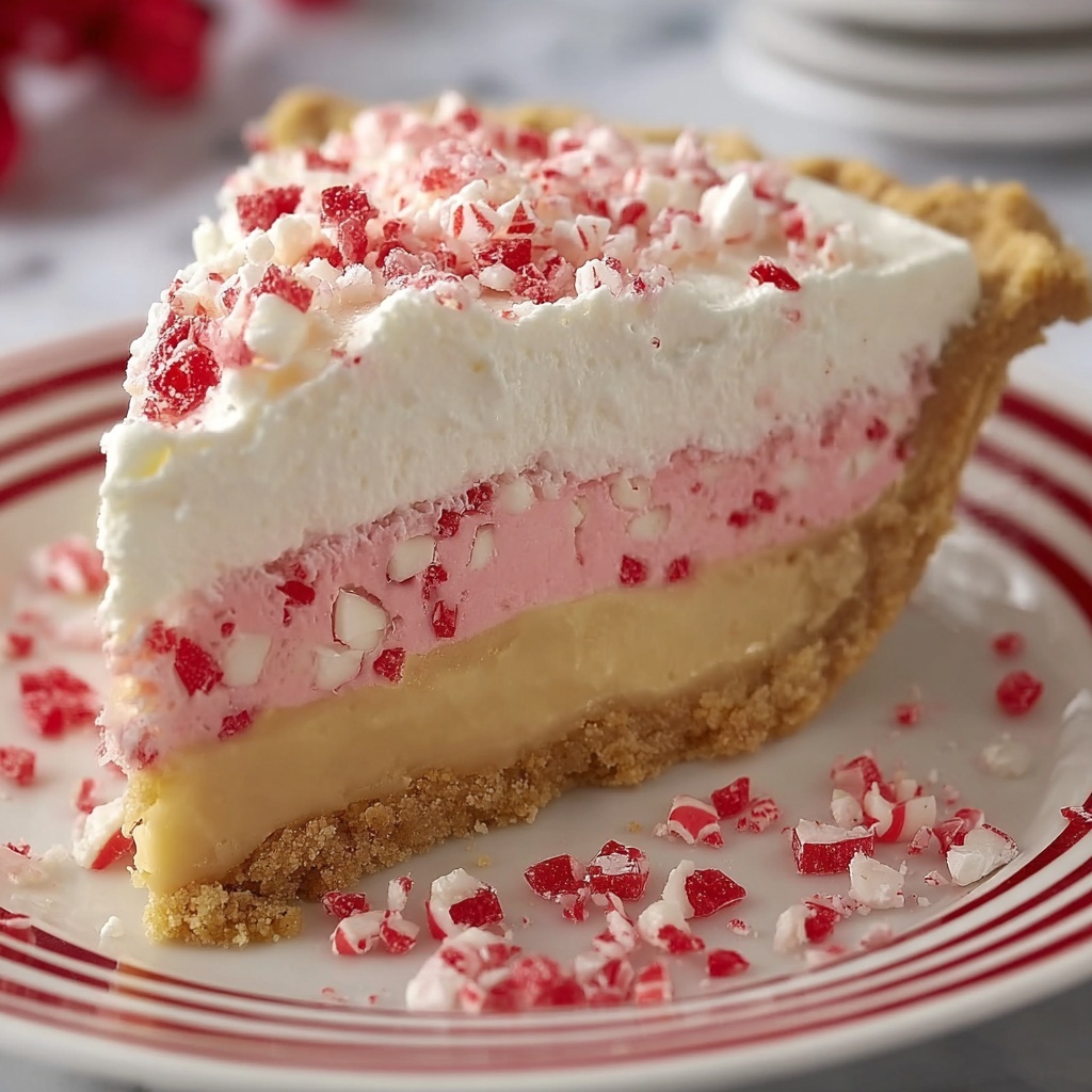Candy Cane Pie Recipe - Recipe Image