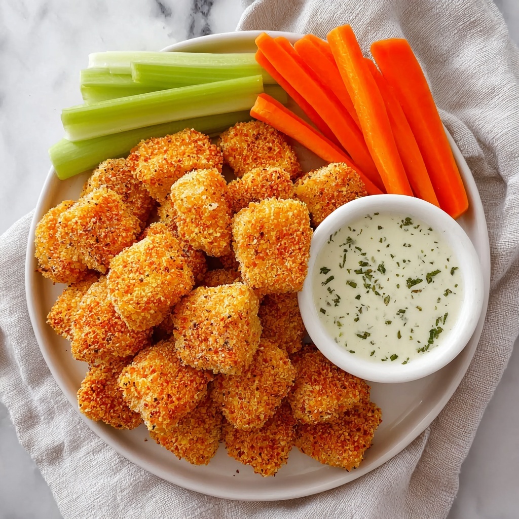 Buffalo Air Fryer Chicken Nuggets Recipe - Recipe Image