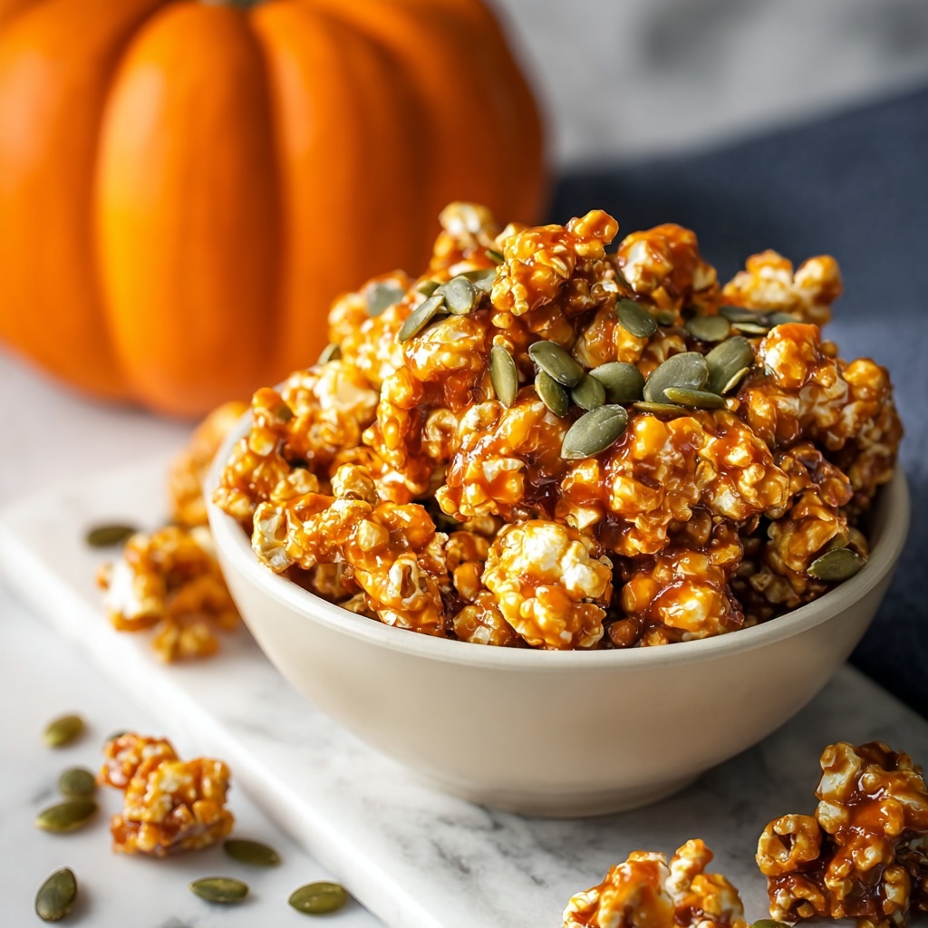 Pumpkin Spice Caramel Popcorn Recipe - Recipe Image