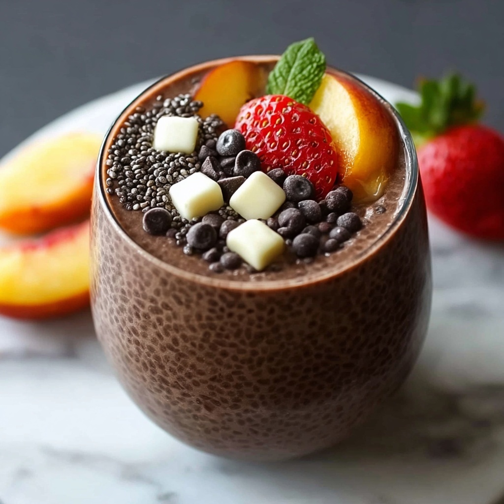 Creamy Chocolate Chia Pudding Recipe - Recipe Image
