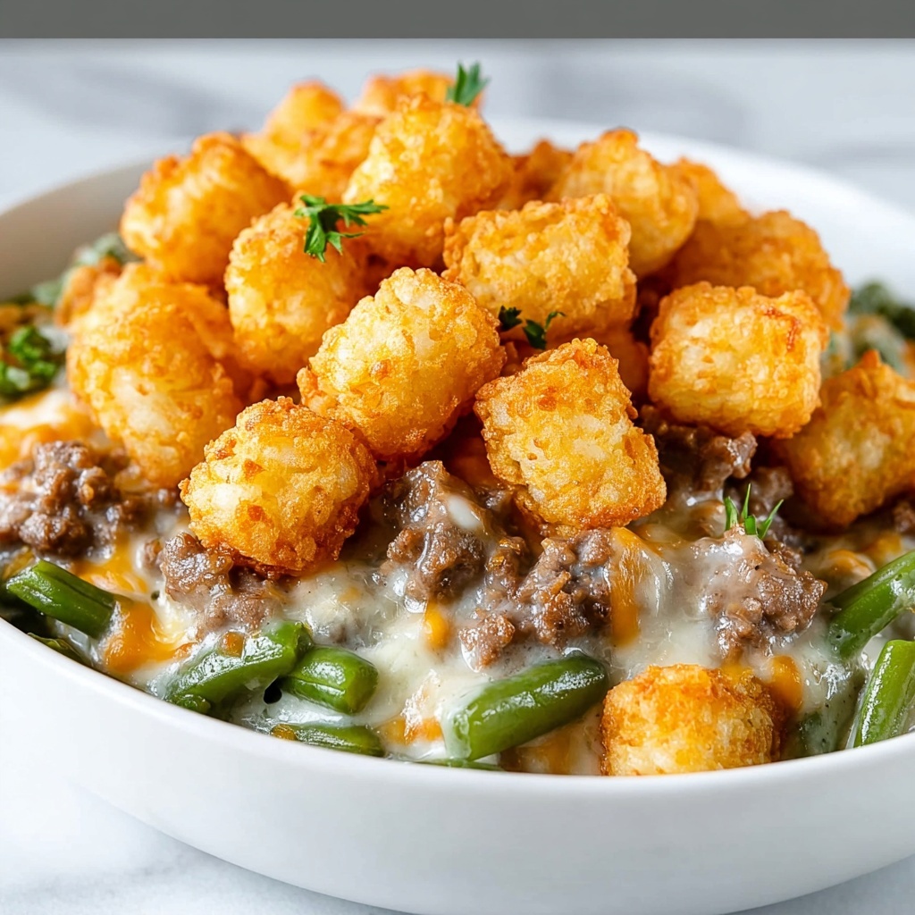 Green Bean Casserole with Tater Tots Recipe - Recipe Image